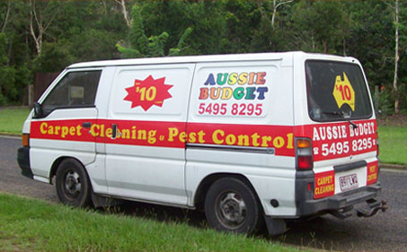Aussie Budget Carpet Cleaning Van